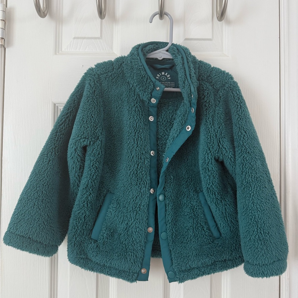 Primary Kids Teal Fleece Jacket